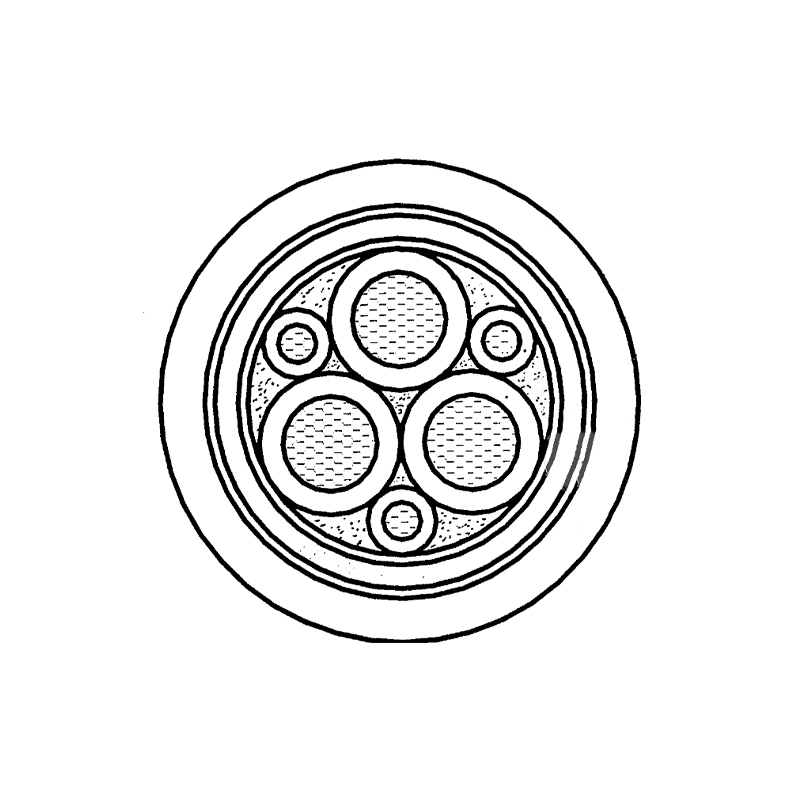 Frekans Trafosu için 6kV'ye Kadar ve 6kV Dahil Anma Gerilimi Güç Kaynağı Kablosu