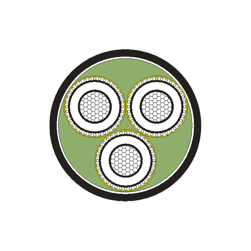 Nominal Gerilim 3.6/6kV -26/35kV için XLPE İzoleli Güç Kablosu