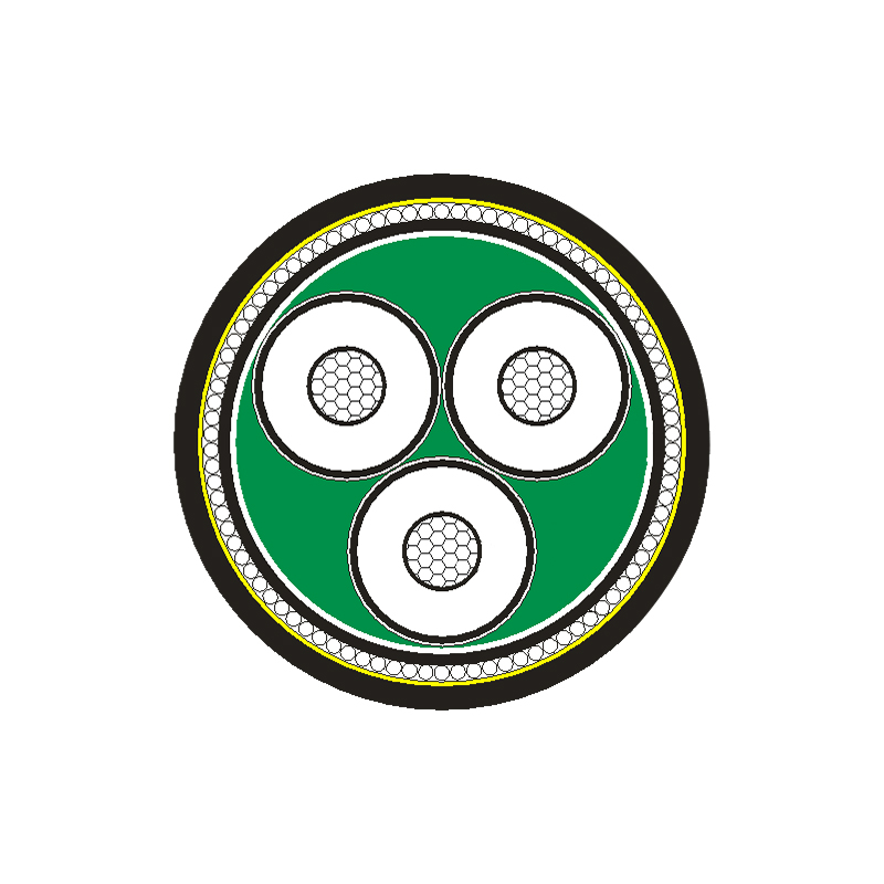 Nominal Gerilim 3.6/6kV -26/35kV için XLPE İzoleli Güç Kablosu